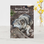 Carte Le cancer ressemble à être entre le marteau et l'e (Fleur jaune)