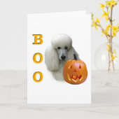 Carte Le caniche enduit blanc huent (Fleur jaune)