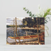 Carte Le canoé, art par Tom Thomson (Debout devant)