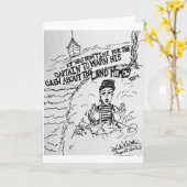 Carte Le Capitaine de la Mer met en garde son équipage a (Fleur jaune)