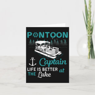 Carte Le Capitaine Pontoon Vit Mieux Au Ponton Du Lac