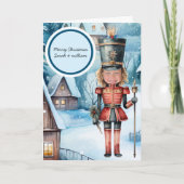 Carte Le Casse-Noisette "remplace le visage" Noël (Devant)