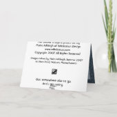 Carte Le castor (Dos)