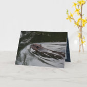 Carte Le castor (Fleur jaune)