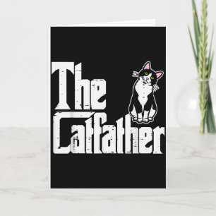 Carte Le Catfather Drôle Chat Papa Fur Papa Papa