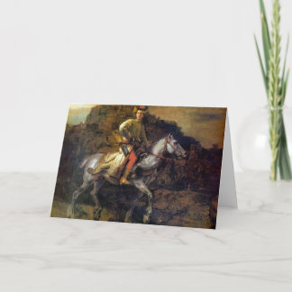 Carte Le cavalier polonais par Rembrandt Harmenszoon van