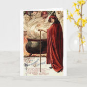 Carte Le caveau d'Halloween (Fleur jaune)