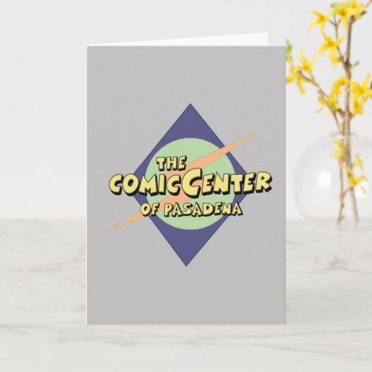 Carte Le centre de bande dessinée de Pasadena (Fleur jaune)