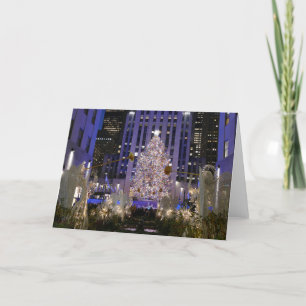 Carte Le centre Rockefeller et ses anges & sapin de Noël