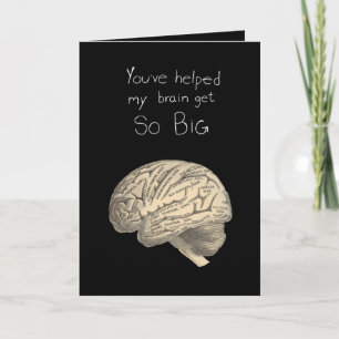 Carte Le cerveau est si gros