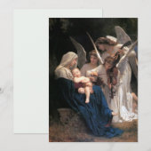 Carte Le Chant des Anges (1881) de Bouguereau (Devant / Derrière)