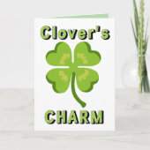 Carte Le Charme du Trèfle de la Saint-Patrick (Devant)
