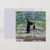 Carte Le chat noir pendu et la souris (Devant / Derrière)