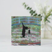 Carte Le chat noir pendu et la souris (Debout devant)