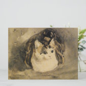 Carte Le chat (par Gwen John) (Debout devant)