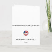 CARTE LE CHÂTEAU DE NEUSCHWANSTEIN, ALLEMAGNE (Dos)