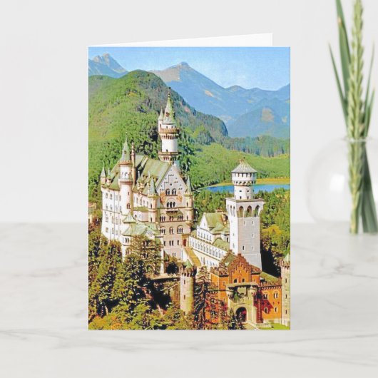 CARTE LE CHÂTEAU DE NEUSCHWANSTEIN, ALLEMAGNE (Devant)