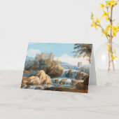 Carte Le château d'Orsini | Giovanni Battista Busiri (Fleur jaune)