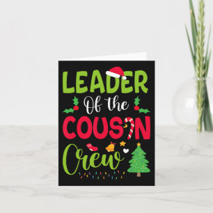 Carte Le Chef De L'Équipage Cousin Noël Famille Noël