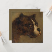Carte Le chef d'un Bulldog (Devant/Arrière en situation)