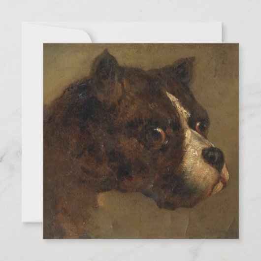 Carte Le chef d'un Bulldog (Devant)