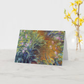 Carte Le chemin à travers les Irises par Claude Monet (Fleur jaune)