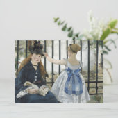 Carte Le chemin de fer | Édouard Manet (Debout devant)