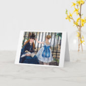 Carte Le Chemin de fer, Edouard Manet (Fleur jaune)