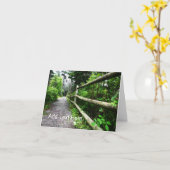 Carte Le chemin de la vie (Fleur jaune)