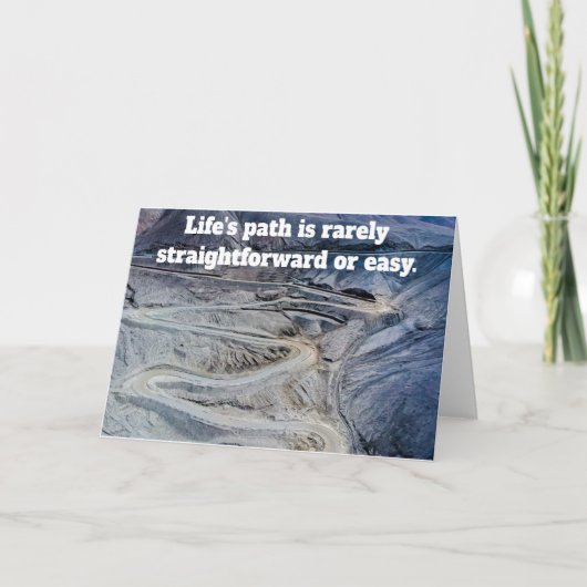 Carte Le chemin de la vie. (Devant)