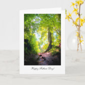 Carte Le chemin semble toujours plus abrupt - Bonne Fête (Fleur jaune)