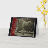 Carte Le Cheval (Fleur jaune)