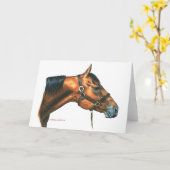 Carte Le cheval de Margo (Fleur jaune)