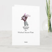 Carte Le Cheval magique d'anniversaire (Dos)