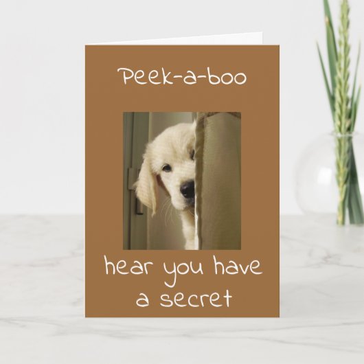 Carte *LE CHIEN DU 50e ANNIVERSAIRE* N'EST QU'UN JOKESTE (Devant)