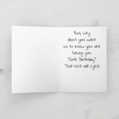 Carte *LE CHIEN DU 50e ANNIVERSAIRE* N'EST QU'UN JOKESTE (Intérieur)