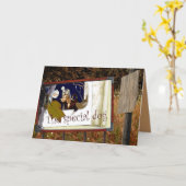 Carte Le chien spécial (Fleur jaune)