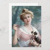 Carte Le chiot malicieux | Émile Vernon (Devant / Derrière)