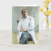 Carte Le chirurgien (par Max Liebermann) (Fleur jaune)