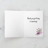 Carte Le chocolat Labrador et la Fête des Mères Vertes (Intérieur)