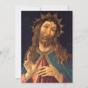 Carte Le Christ couronné d'épines par Sandro Botticelli