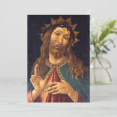 Carte Le Christ couronné d'épines par Sandro Botticelli (Debout devant)