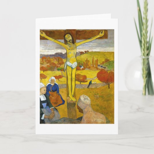 Carte Le Christ Jaune, Gauguin (Devant)