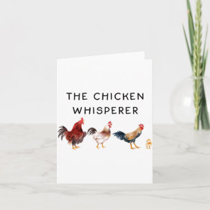 Carte Le Chuchoteur de Poulet Drôle