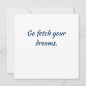 Carte Le ciel est la limite (Dos)