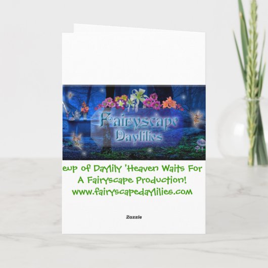 Carte "Le Ciel M'Attend" (Dos)