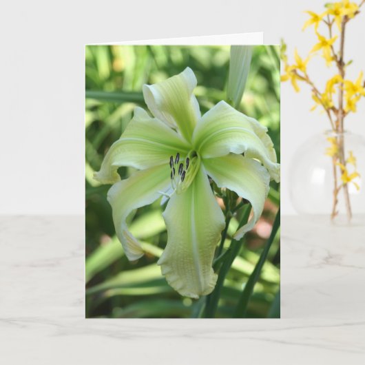 Carte "Le Ciel M'Attend" (Fleur jaune)