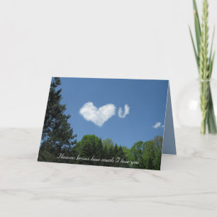 Carte Le ciel sait combien je t'aime