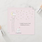 Carte Le Ciel Souhaitait Visiter Les Heures De La Sympat (Devant/Arrière en situation)