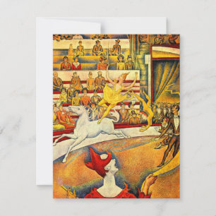 Carte Le Cirque par Georges Seurat, Vintage Fine Art